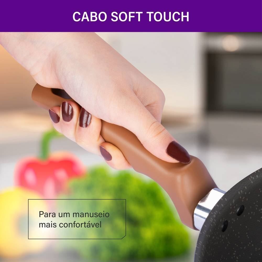 Frigideira Rochedo Natural Stone 20Cm -  20cm