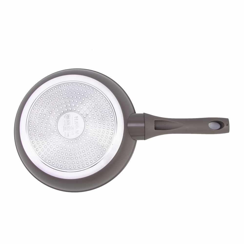 Frigideira Com Tampa De Alumínio E Revestimento Em Granito Ibiza Havan Casa 1,6 L - Chocolate