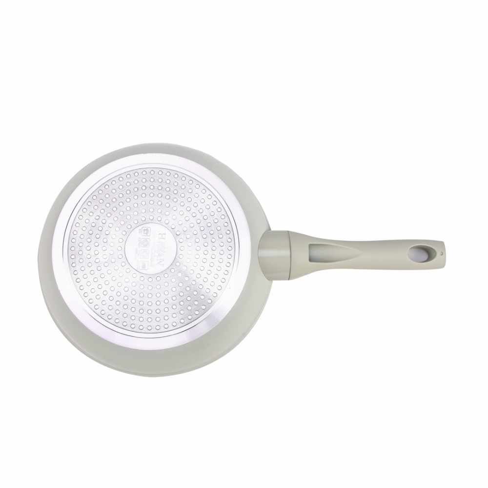 Frigideira Com Tampa De Alumínio E Revestimento Em Granito Ibiza Havan Casa 1,6 L - Baunilha