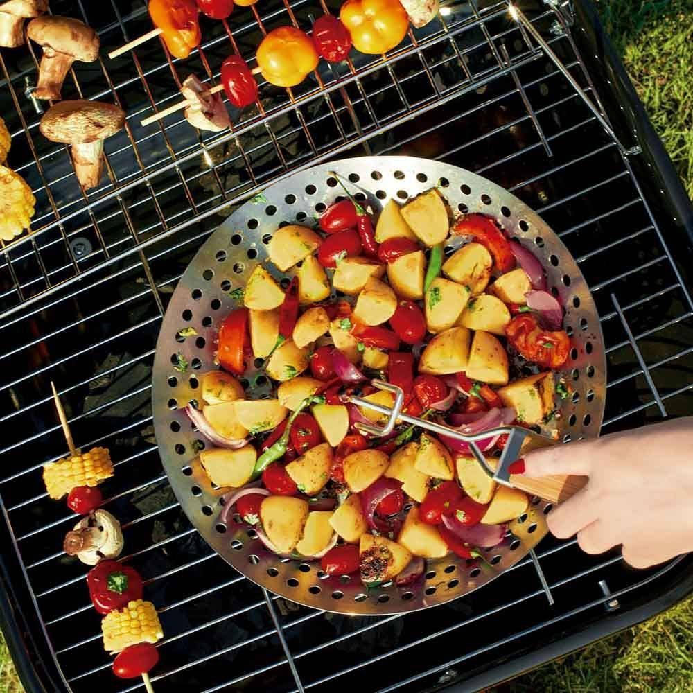 Frigideira Inox Mor Para Grelhar 2 Em 1 - 003375