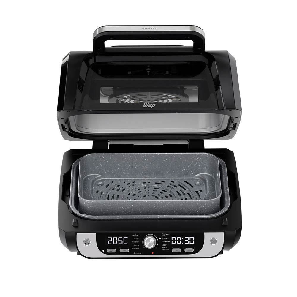 Fritadeira Air Fryer Elétrica Wap 10 Litros 12 em 1 Barbecue