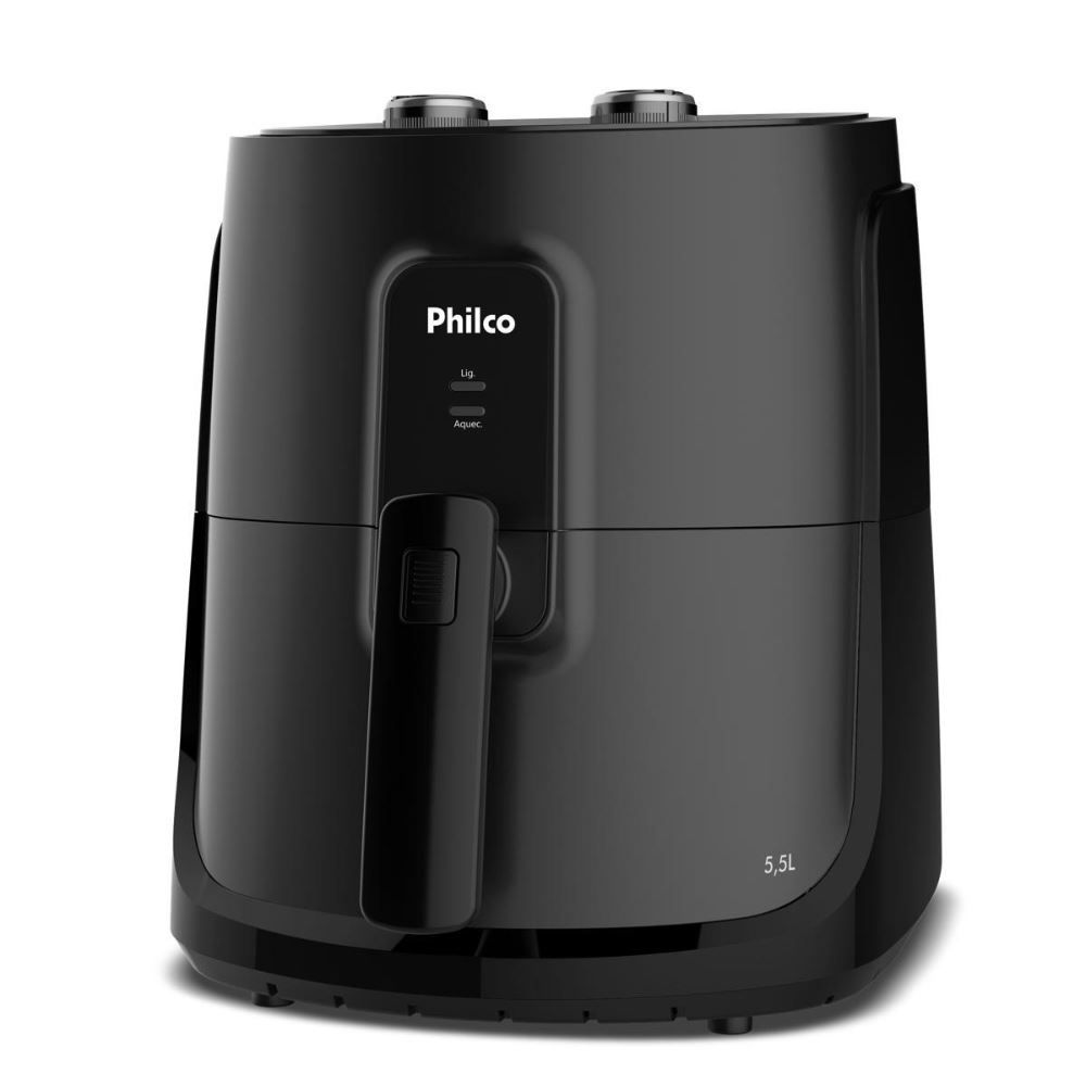 Fritadeira Air Fryer Philco 5,5L 1500W PAF55A Cesto Quadrado