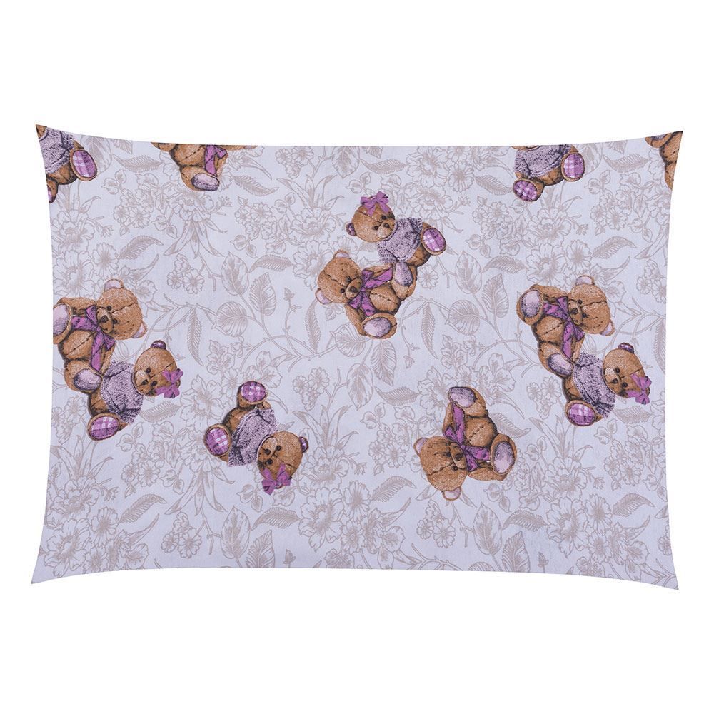 Fronha Avulsa Bebê 30X40cm Malha Yoyo Baby - Ursinha