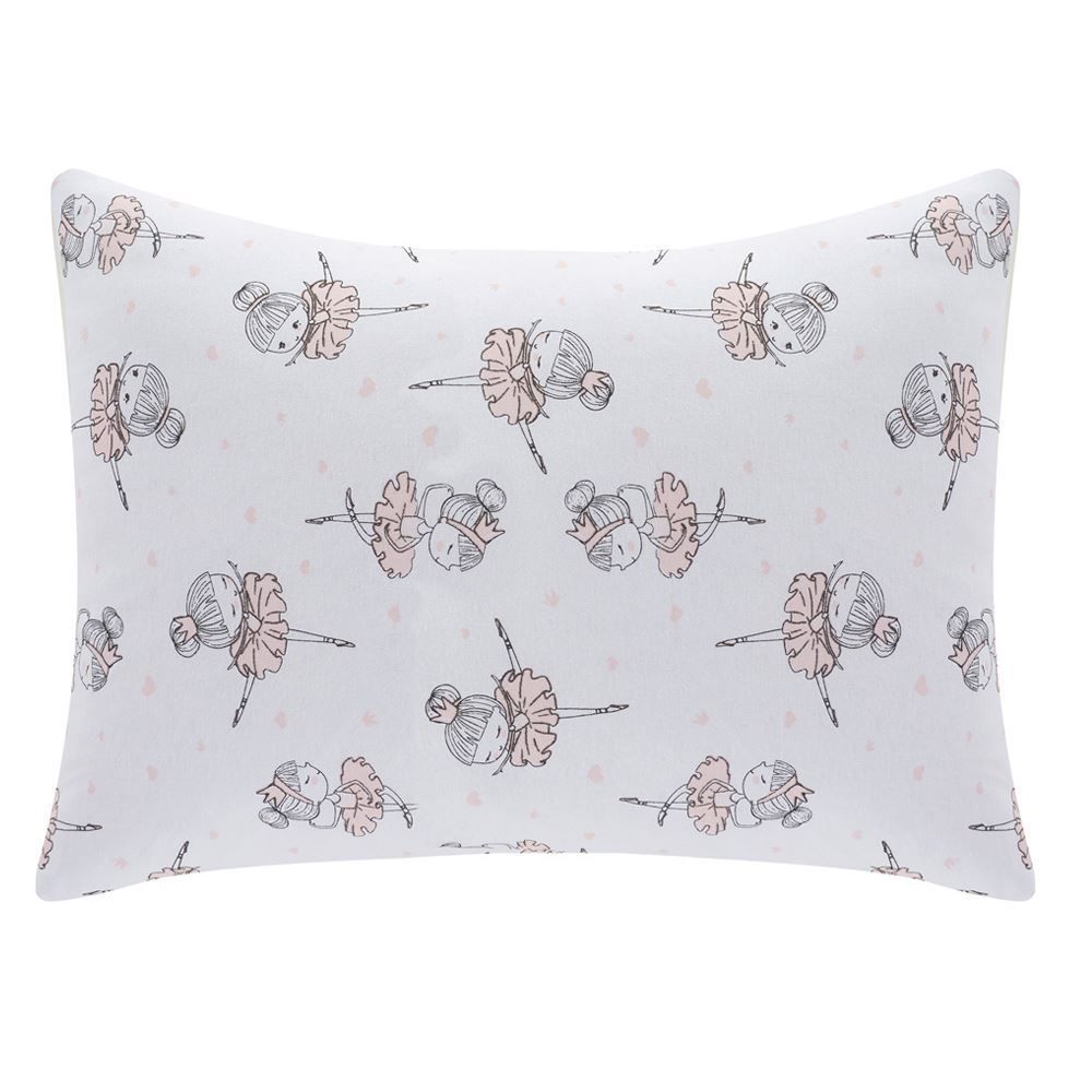 Fronha Avulsa Bebê 30X40cm Malha Yoyo Baby - Bailarina