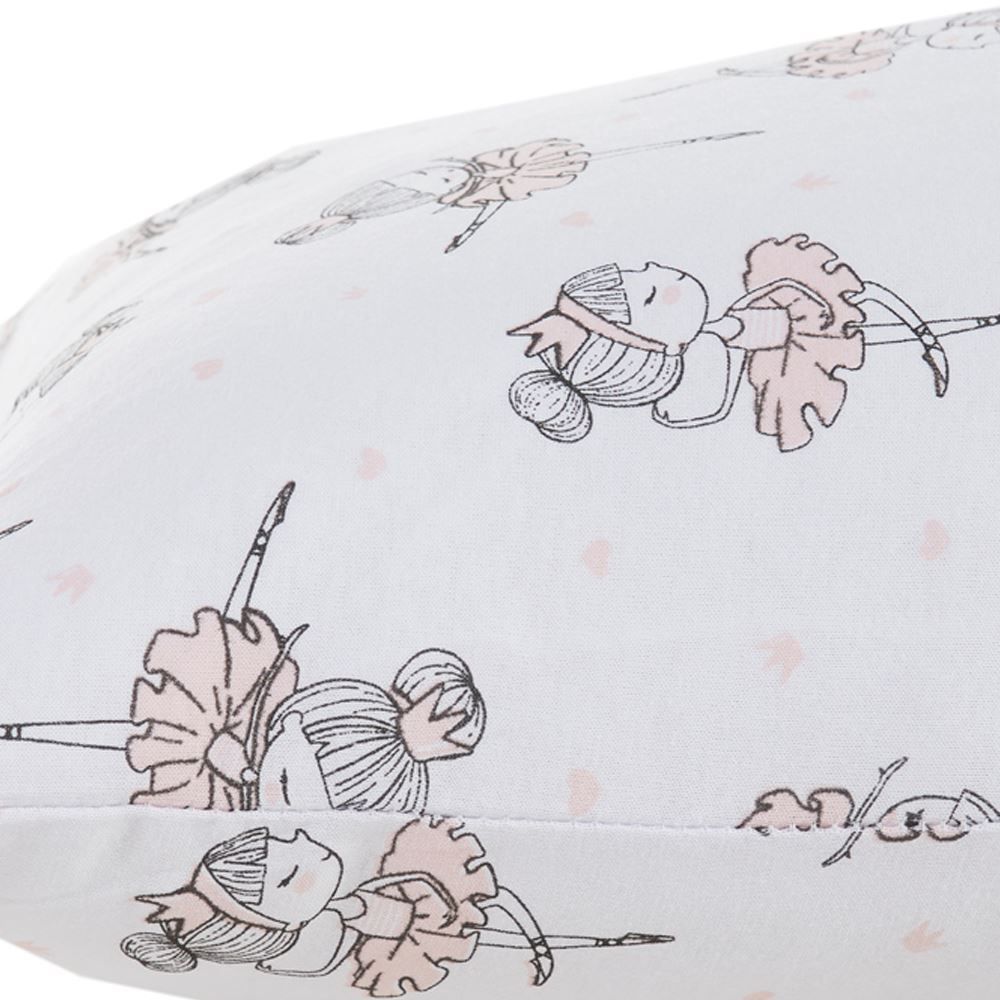 Fronha Avulsa Bebê 30X40cm Malha Yoyo Baby - Bailarina