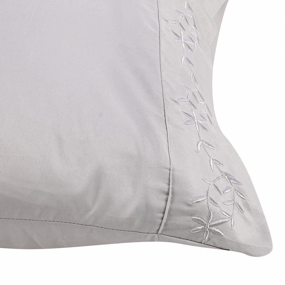 Fronha Avulsa Bordada Havan Casa 1 Pç - Cinza