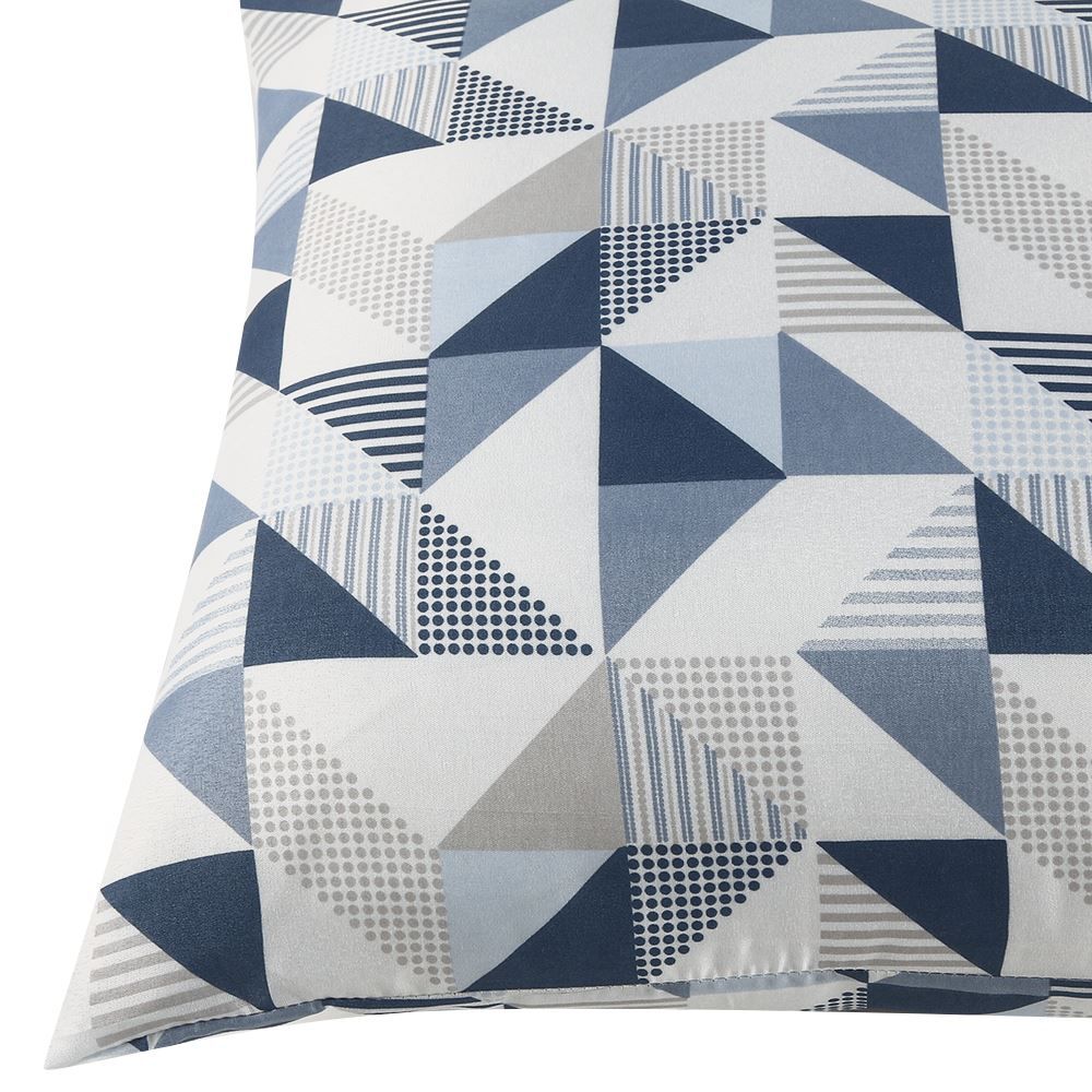 Fronha Avulsa Microfibra Estampada 100% Poliéster Havan Casa - Log Azul