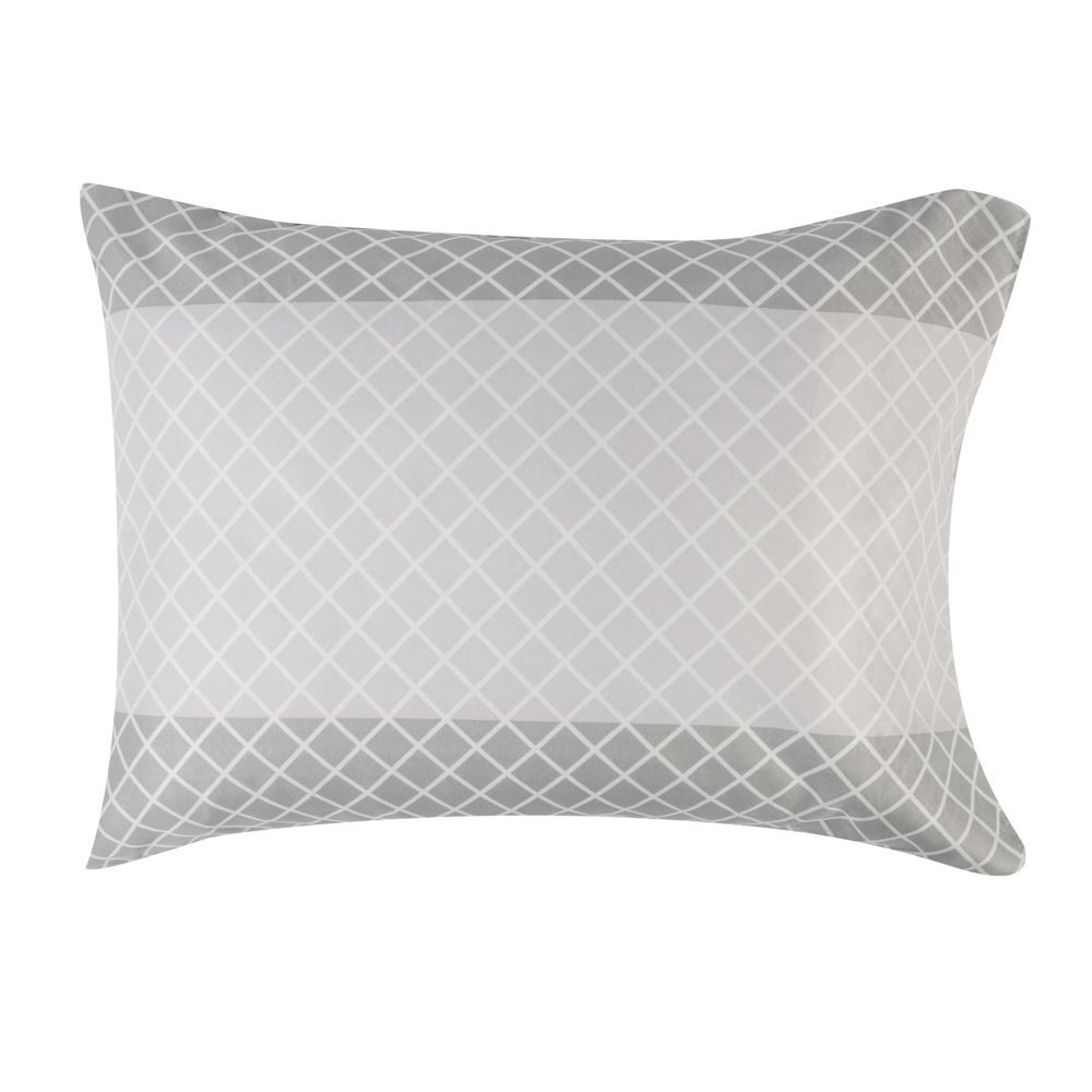 Fronha Avulsa Microfibra Estampada 100% Poliéster Havan Casa - Elmor Listra Cinza 