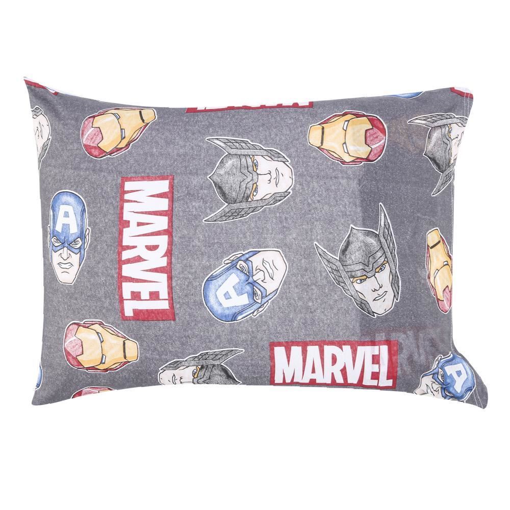 Fronha Avulsa Infantil 100% Algodão Marvel 1 Pç - Avengers Icons