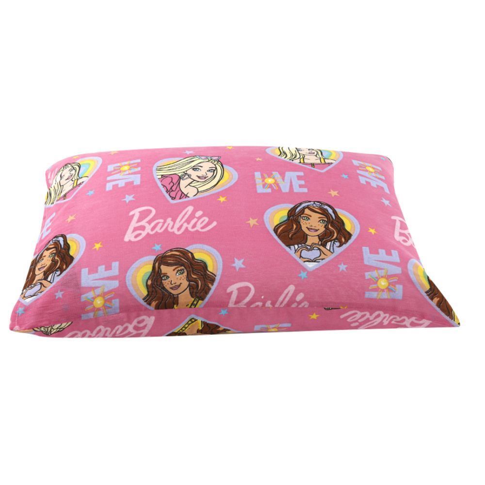 Fronha Avulsa Infantil Estampada Lepper  - Barbie