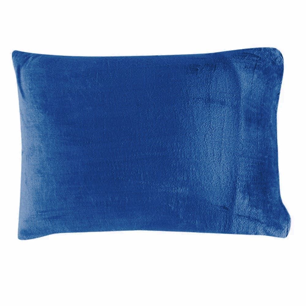 Fronha Avulsa Plush Lisa Havan Casa - Azul Jeans 
