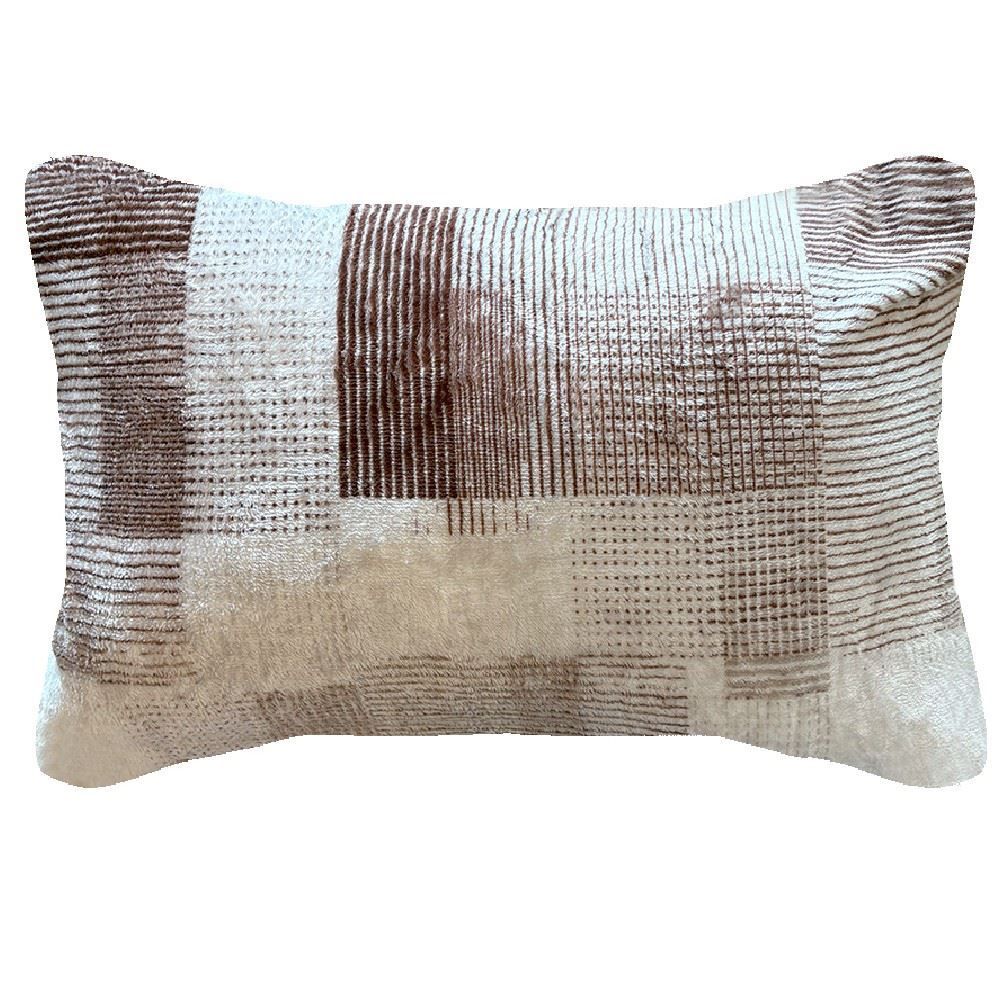 Fronha Avulsa Provence Plush Estampada Havan Casa - Urban Marrom