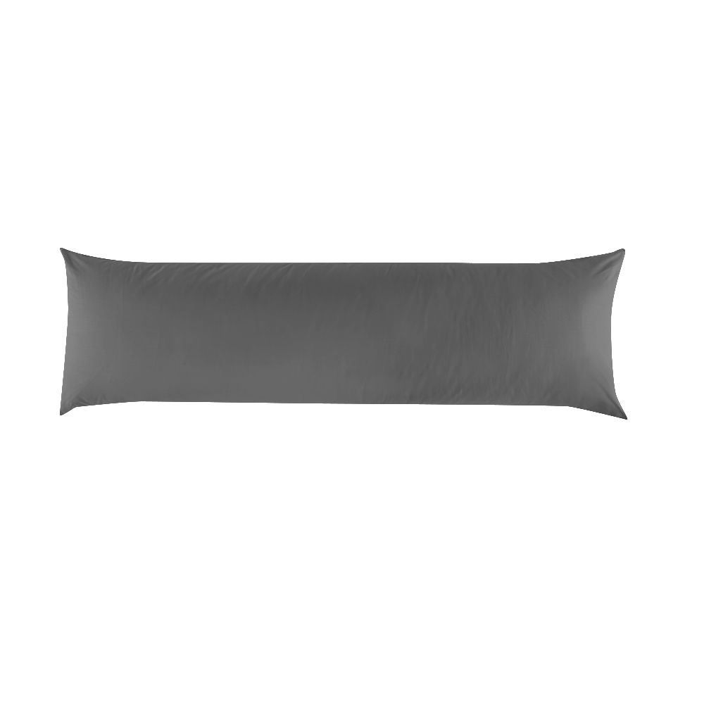 Fronha De Travesseiro Corporal 40X130 Cm Buona Fortuna  - Cinza Chumbo 