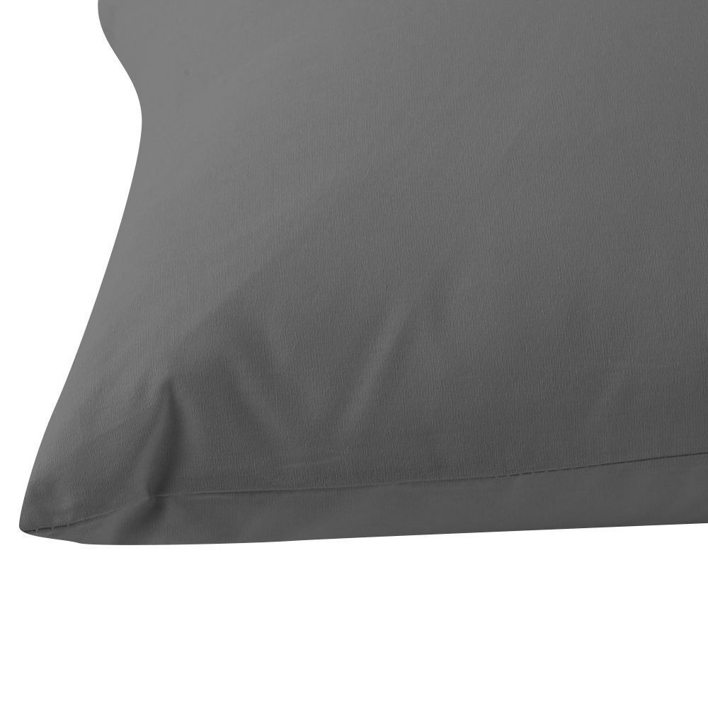 Fronha De Travesseiro Corporal 40X130 Cm Buona Fortuna  - Cinza Chumbo 