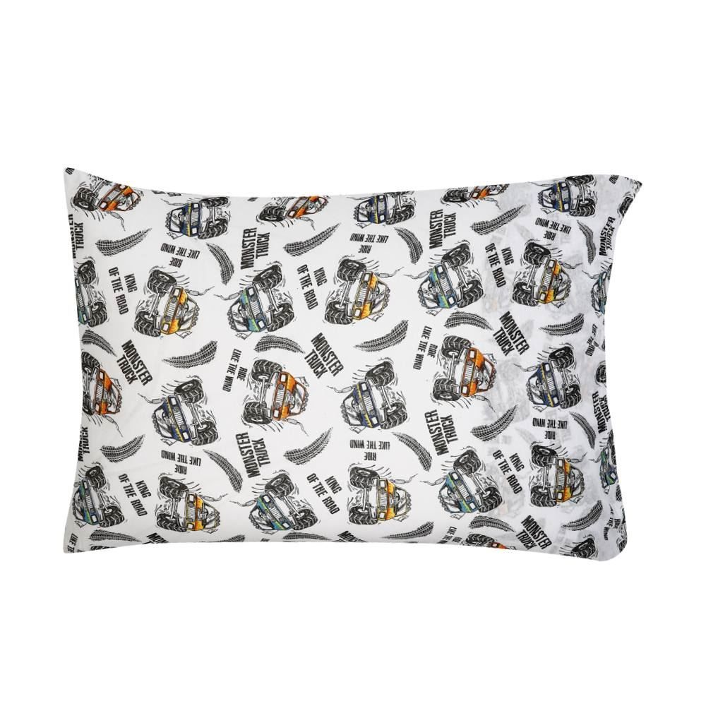 Fronha Infantil 100% Algodão Estampada Havan Kids - Truck Road