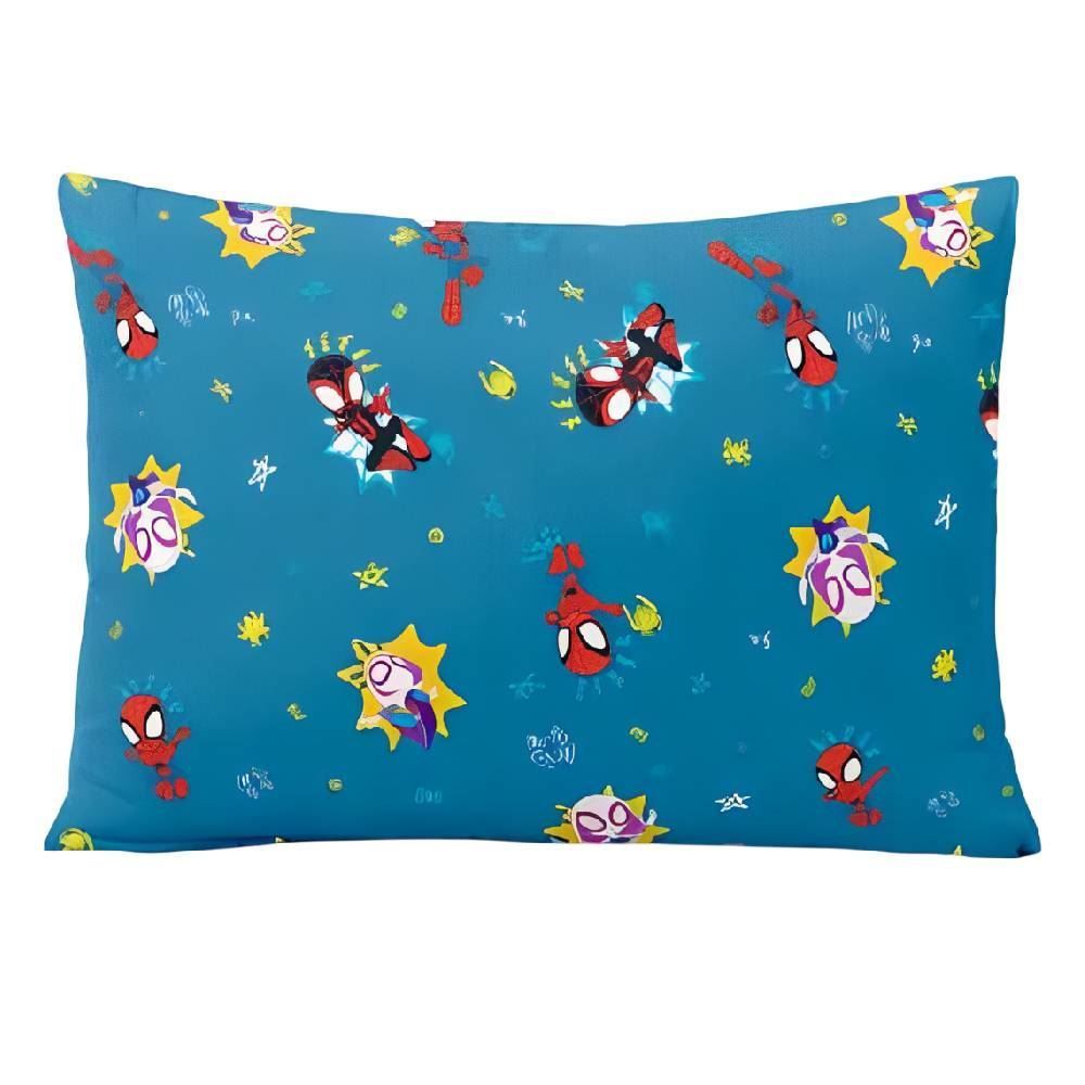 Fronha Infantil Estampada 50X70 Cm Disney By Hedrons - Spidey Colorido