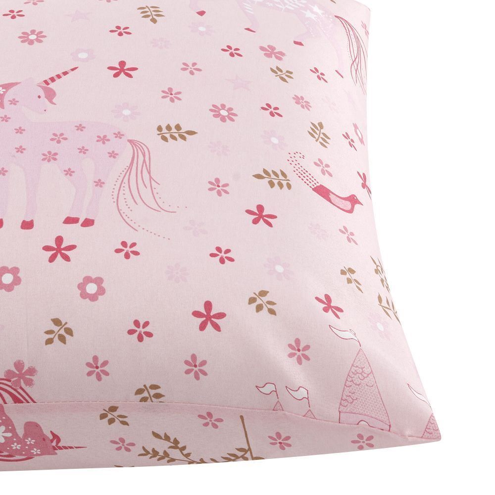 Fronha Avulsa Infantil Microfibra Havan Kids 1 Pç - Mundo Encantado Rosa