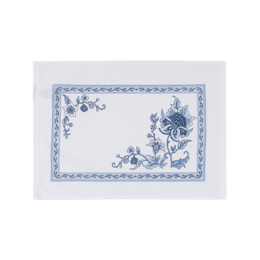 Fundo De Prato 45 X 31 Cm Clean Athenas Döhler - Chintz Azul