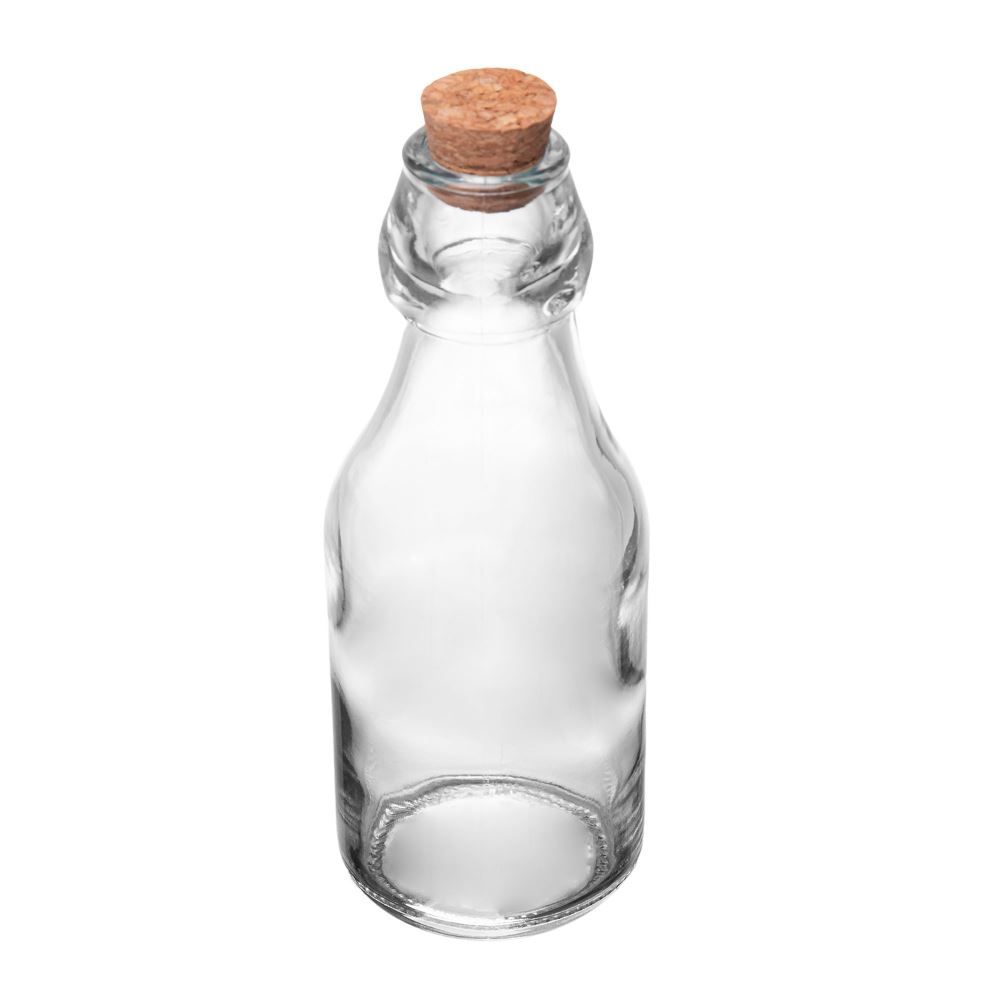 Galheteiro De Vidro Com Tampa De Cortiça Olivetto Lyor - 120Ml