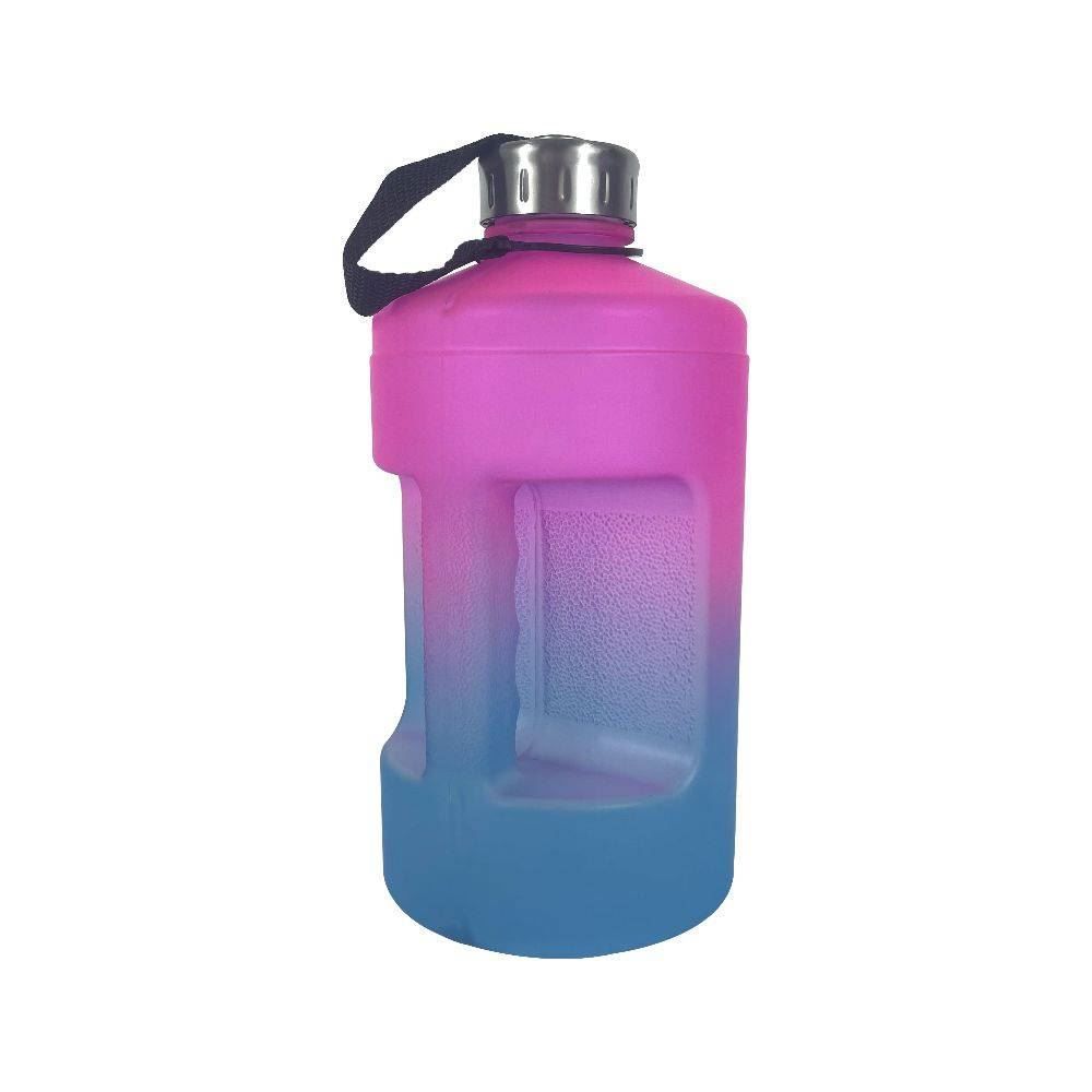 Garrafa De Água C/ Tampa Cromada 2,2L Havan Casa   - Azul e Rosa