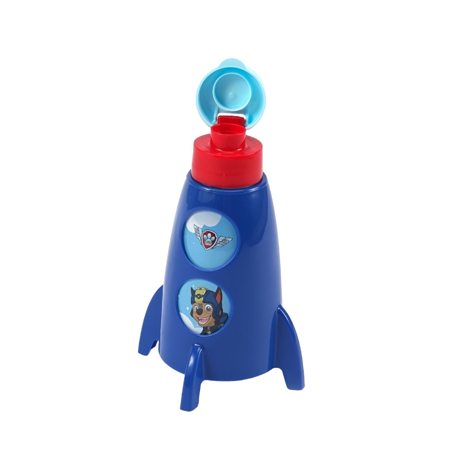 Garrafa Foguete Patrulha Canina Plasútil 320Ml - Azul
