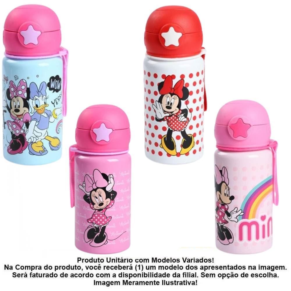 Garrafa Squeeze com Trava Minnie Disney 500Ml - Sortido