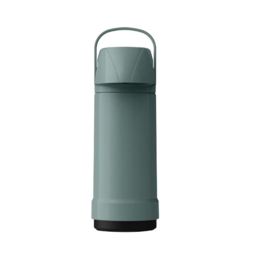 Garrafa Térmica Glt Pressão Lisa 1 Litro Invicta - Verde Salvia