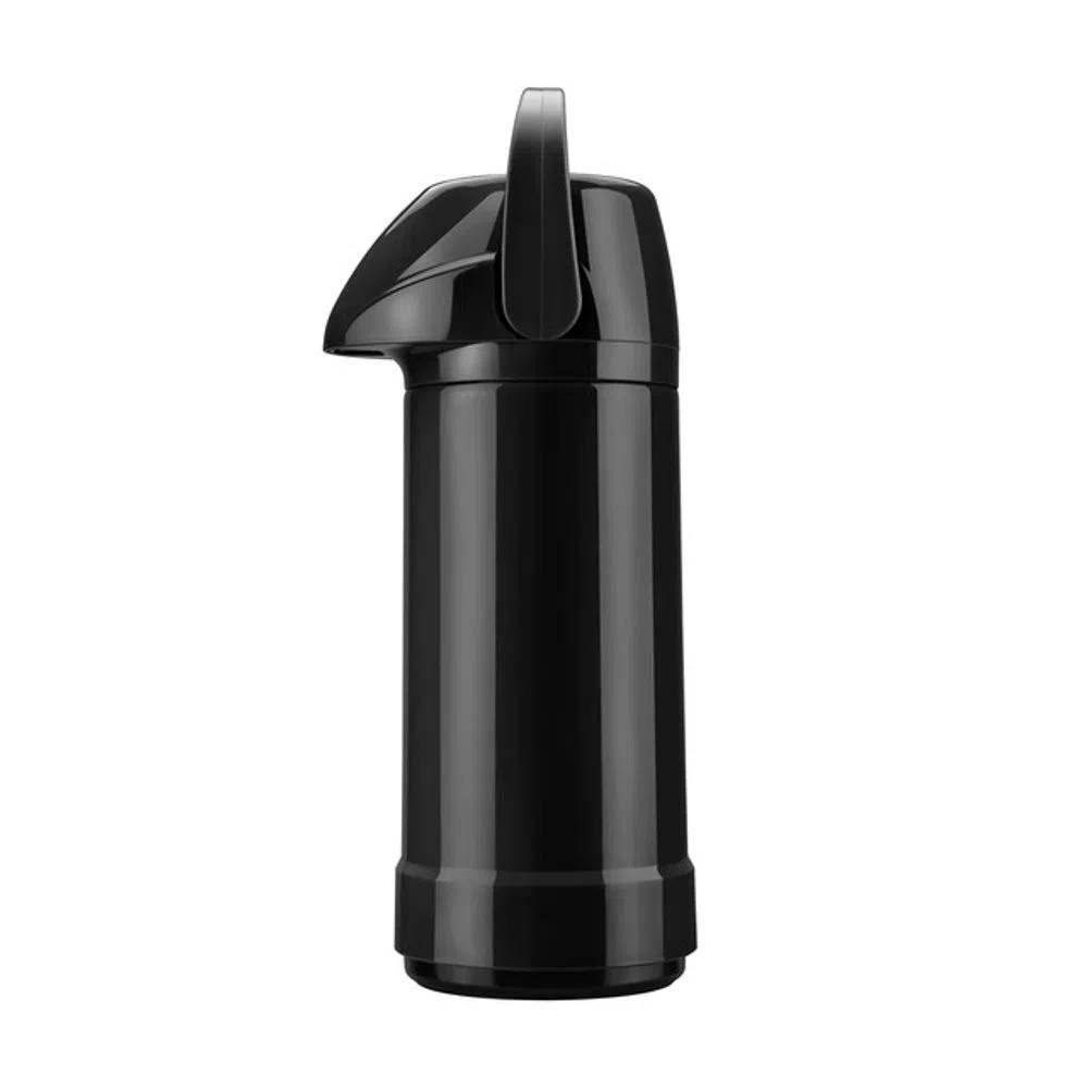 Garrafa Térmica Glt Pressão Lisa 1 Litro Invicta  - Preto