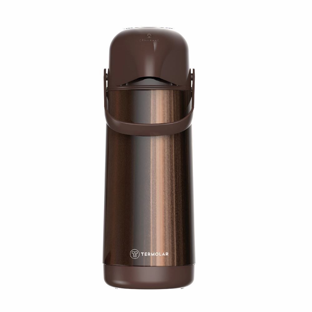 Garrafa Térmica Lumina Termolar 1 Litro - Marrom Café