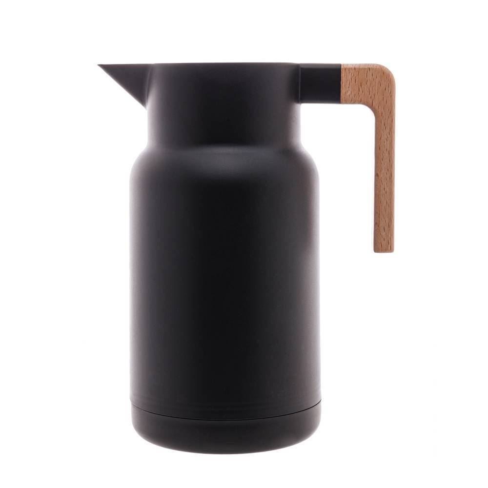 Garrafa Térmica Plastico Lyor Organic 1 Litro - Preto