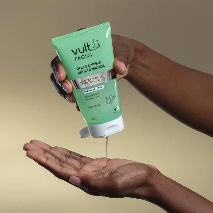 Gel De Limpeza Antioleosidade Facial 150G  Vult Care