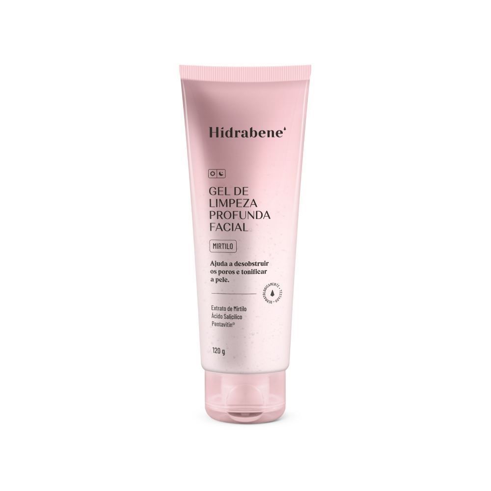 Gel De Limpeza Facial Mirtilo Hidrabene 120G - Mirtilo