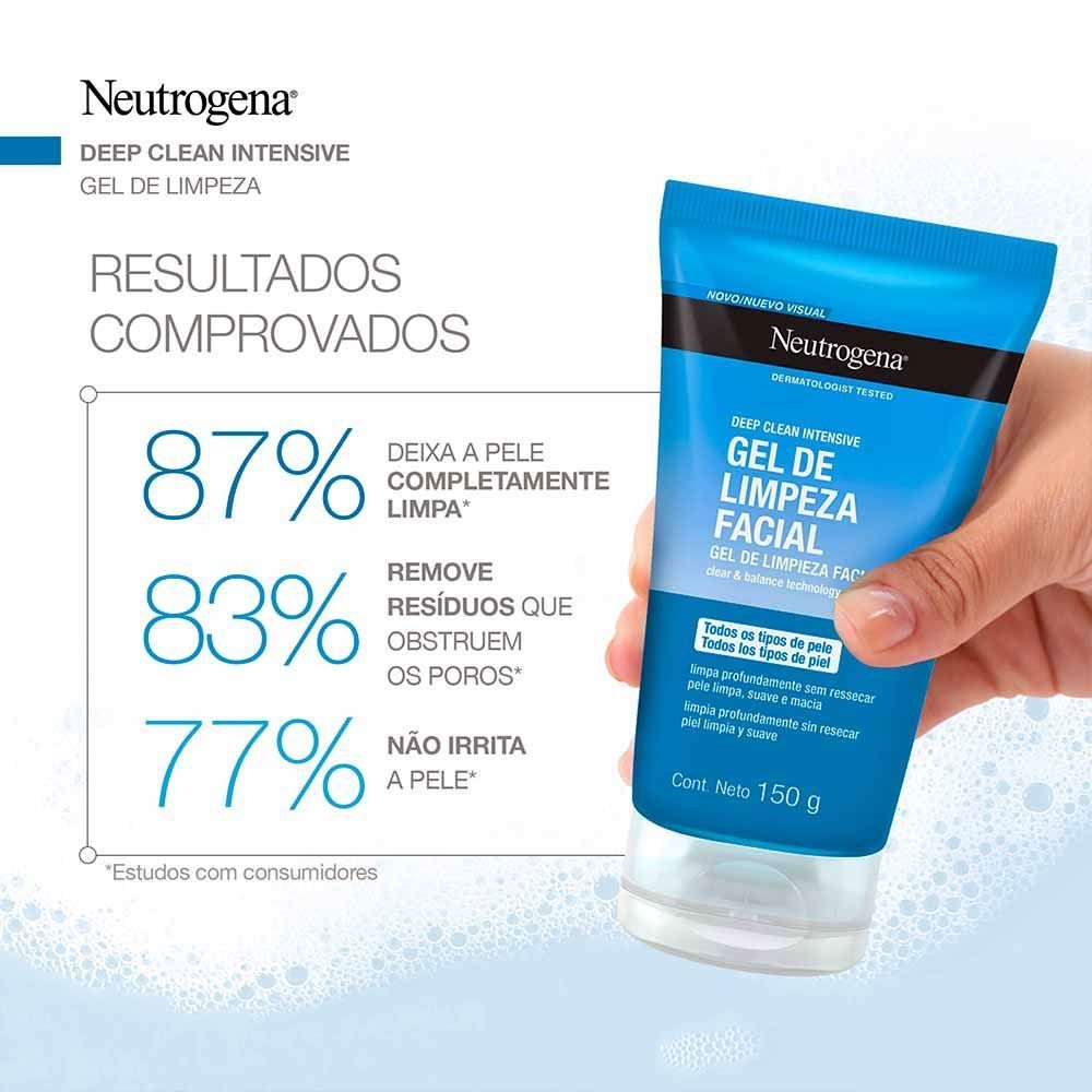 Gel De Limpeza Facial Neutrogena Deep Clean Intensive - 150g