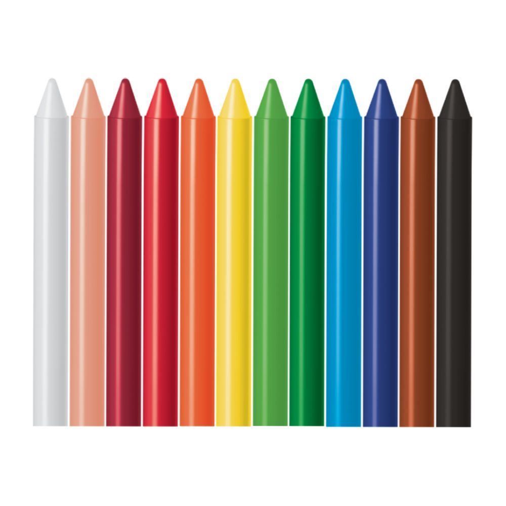 Giz De Cera 12 Unidades Faber Castell - 141112