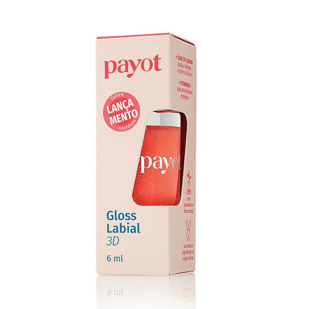 Gloss Labial 3D Coral 10 Payot - 6ml