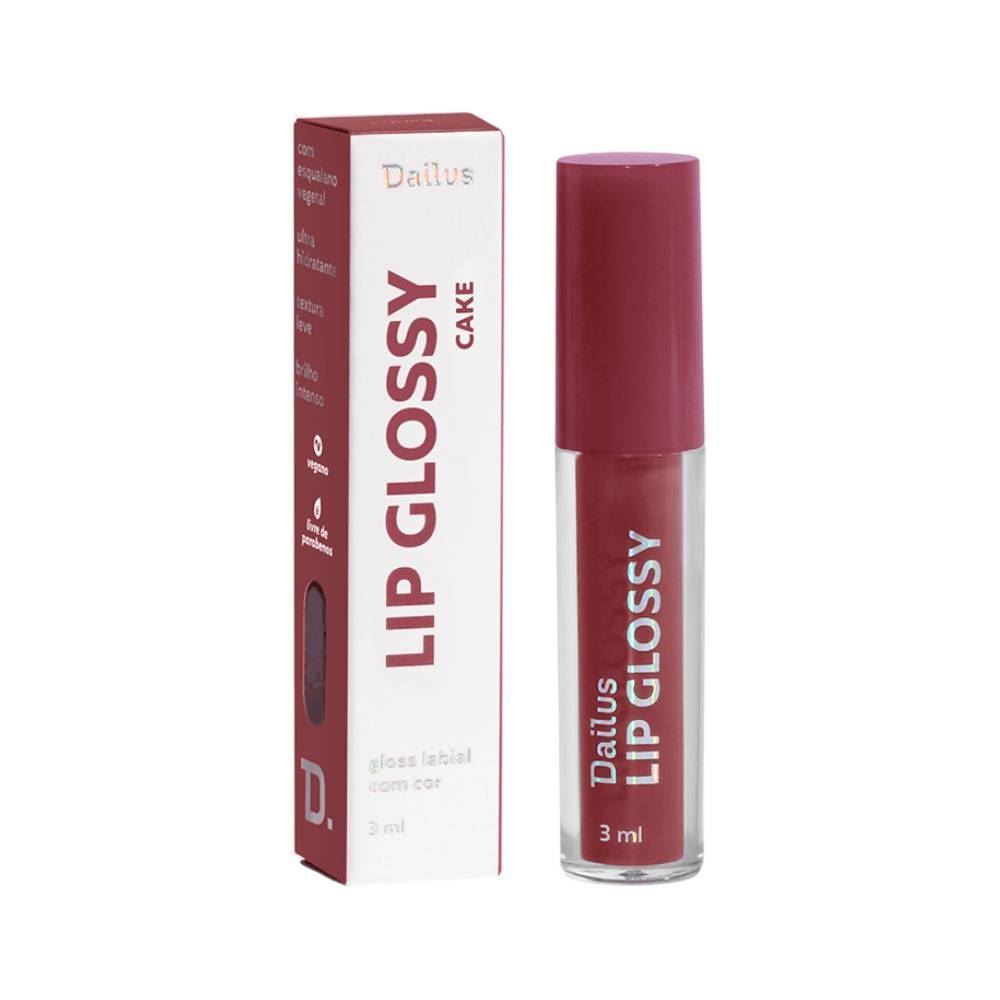 Gloss Labial Lip Glossy Cake Dailus - 3ml