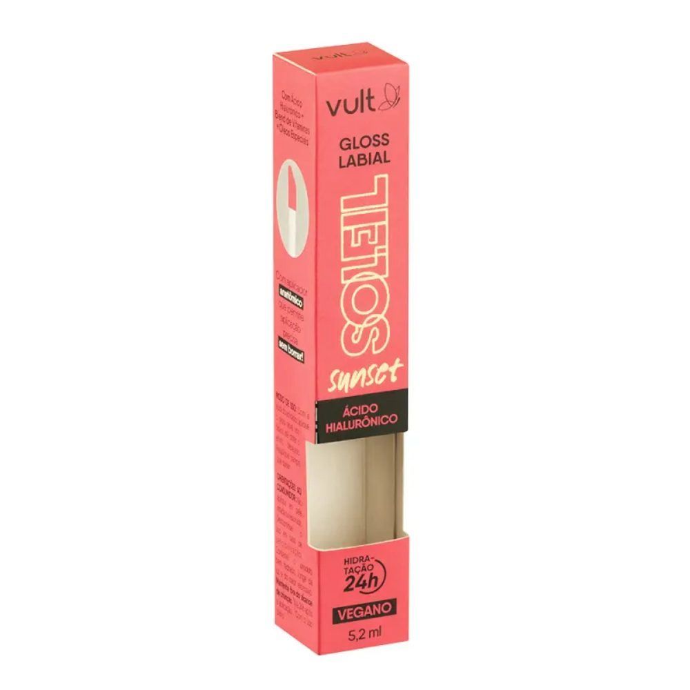 Gloss Labial Vult Soleil Sunset Hidratação 24H 5,2Ml - Bronzeada