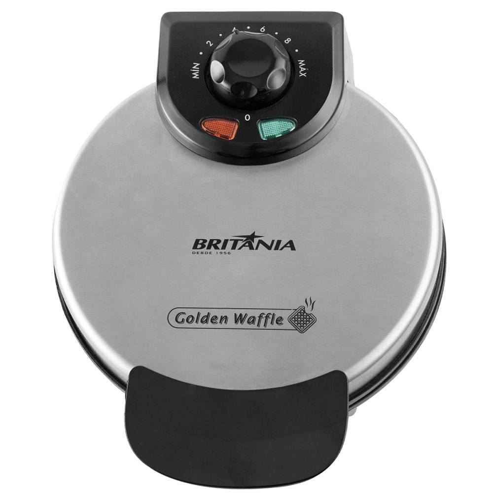 Golden Waffle Britania Acabamento em Inox 850W