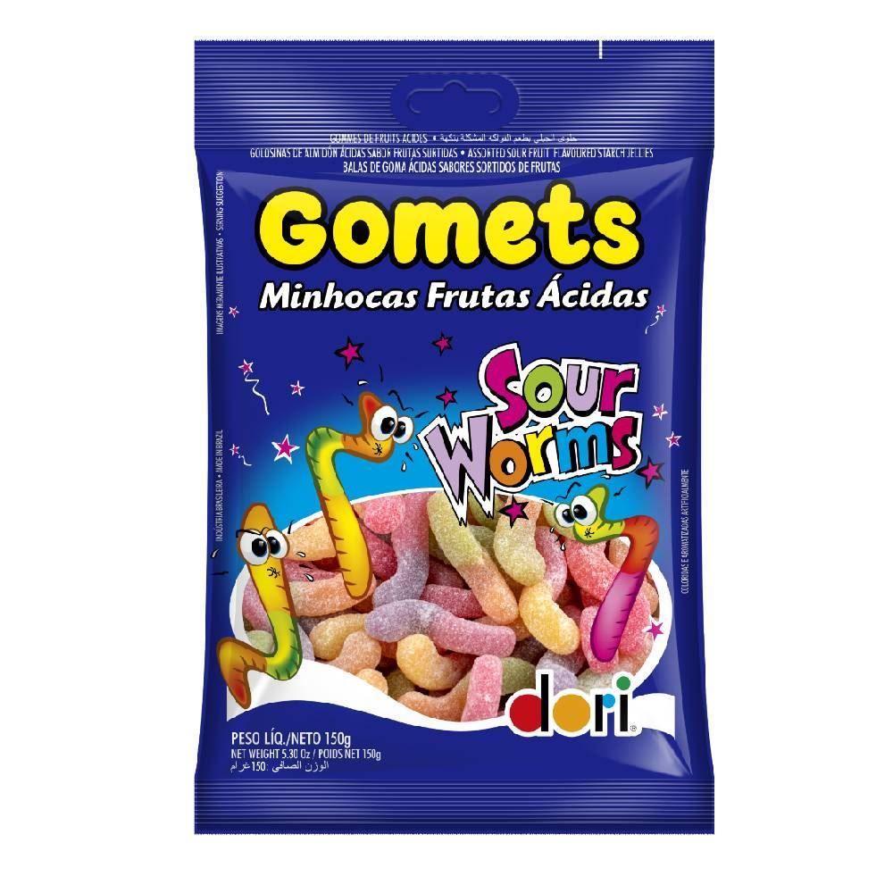 Gomets Minhocas Ácidas Dori - 9012156