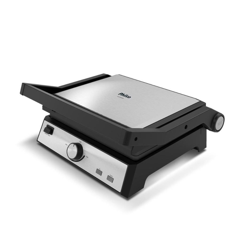 Grill Philco 2 em 1 Chapa com abertura 180° PGR50A