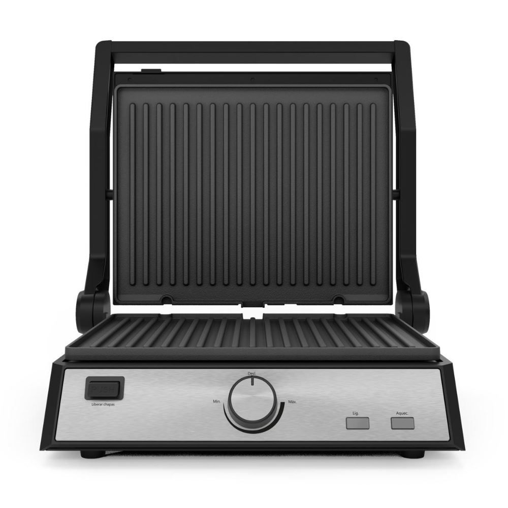 Grill Philco 2 em 1 Chapa com abertura 180° PGR50A