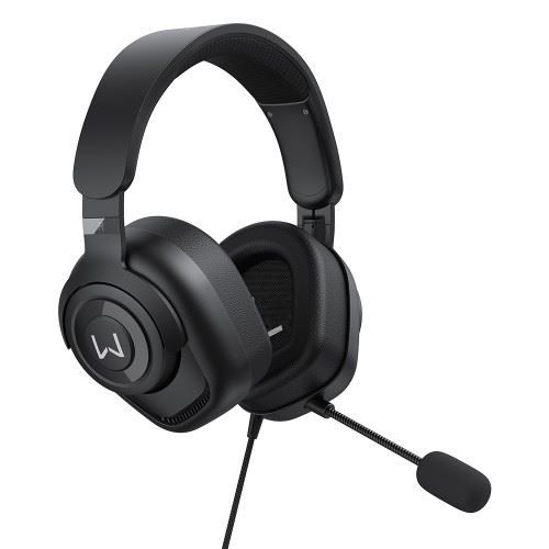 Headset Warrior Huginn Preto
