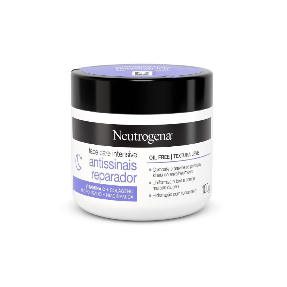 Hidratante Facial Antissinais Reparador Neutrogena Face Care Intensive - 100g
