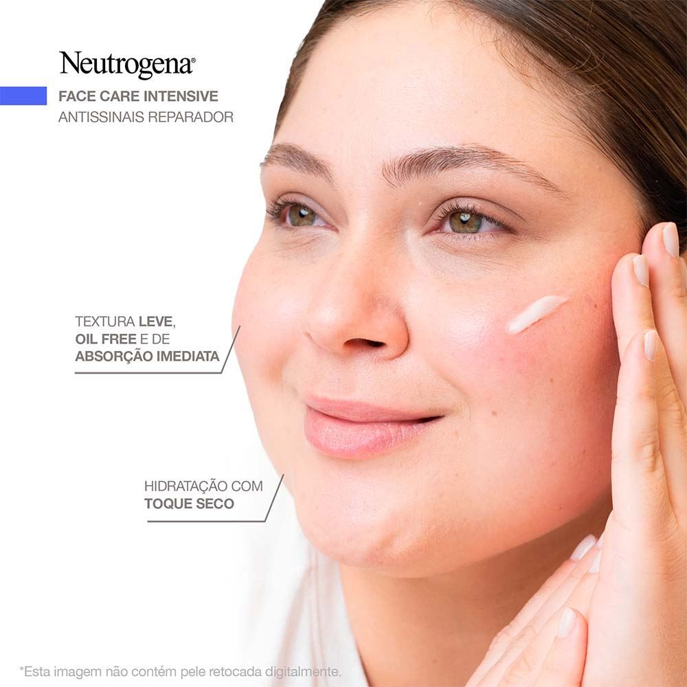 Hidratante Facial Antissinais Reparador Neutrogena Face Care Intensive - 100g