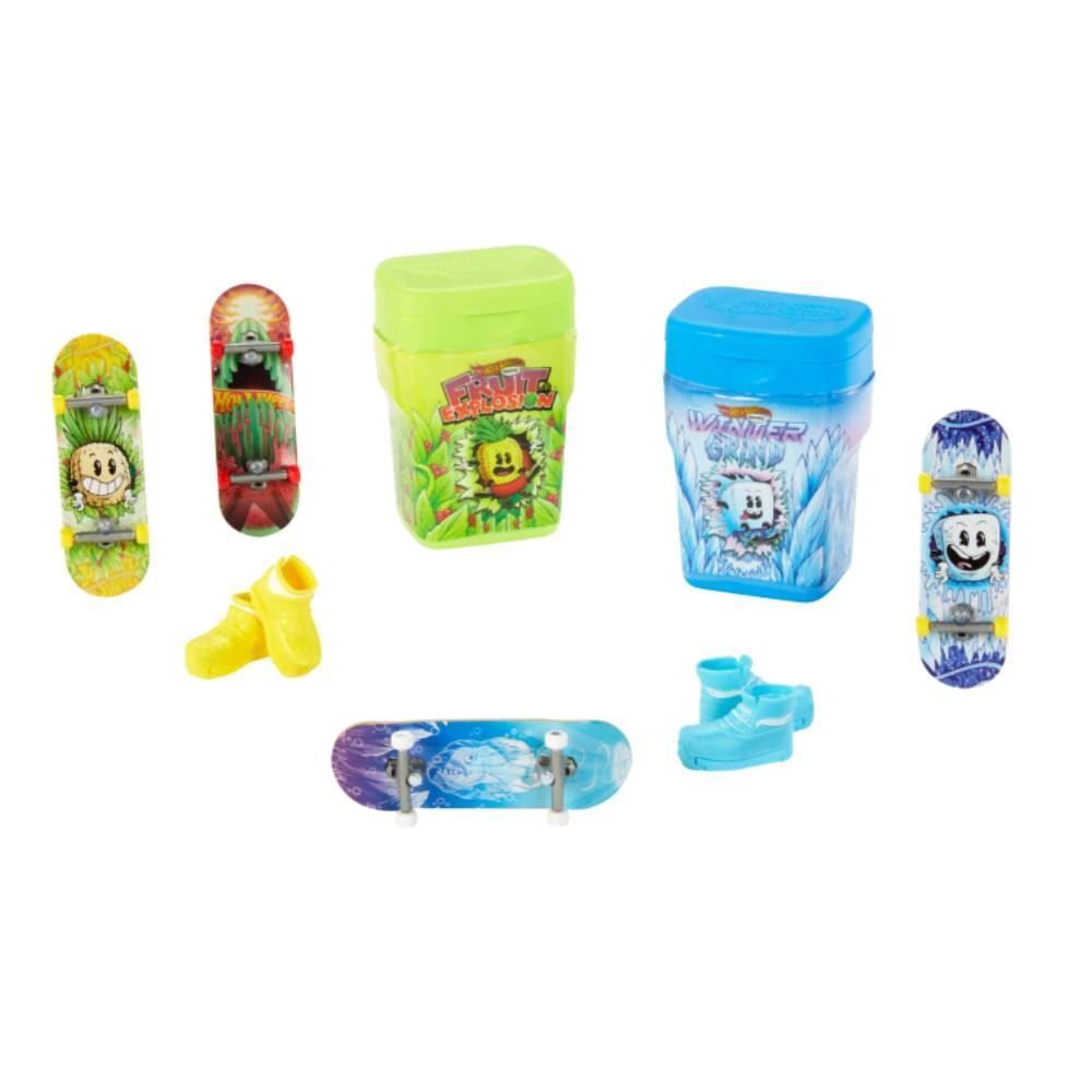 Hot Wheels Conjunto Skates De Dedo E Acessórios Mattel - HWV21