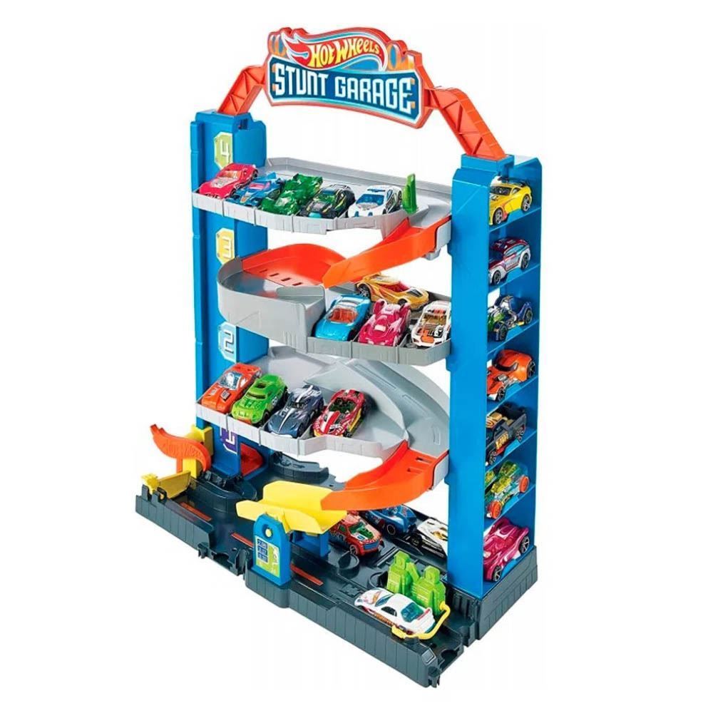 Pista Hot Wheels City Stunt Garage Mattel - GNL70