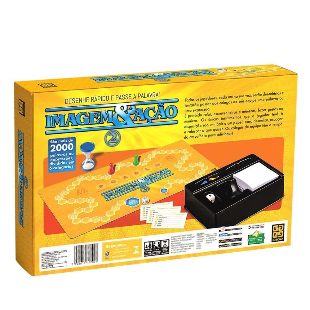 Jogo de Tabuleiro Imagem & Ação 2 Grow - Amarelo