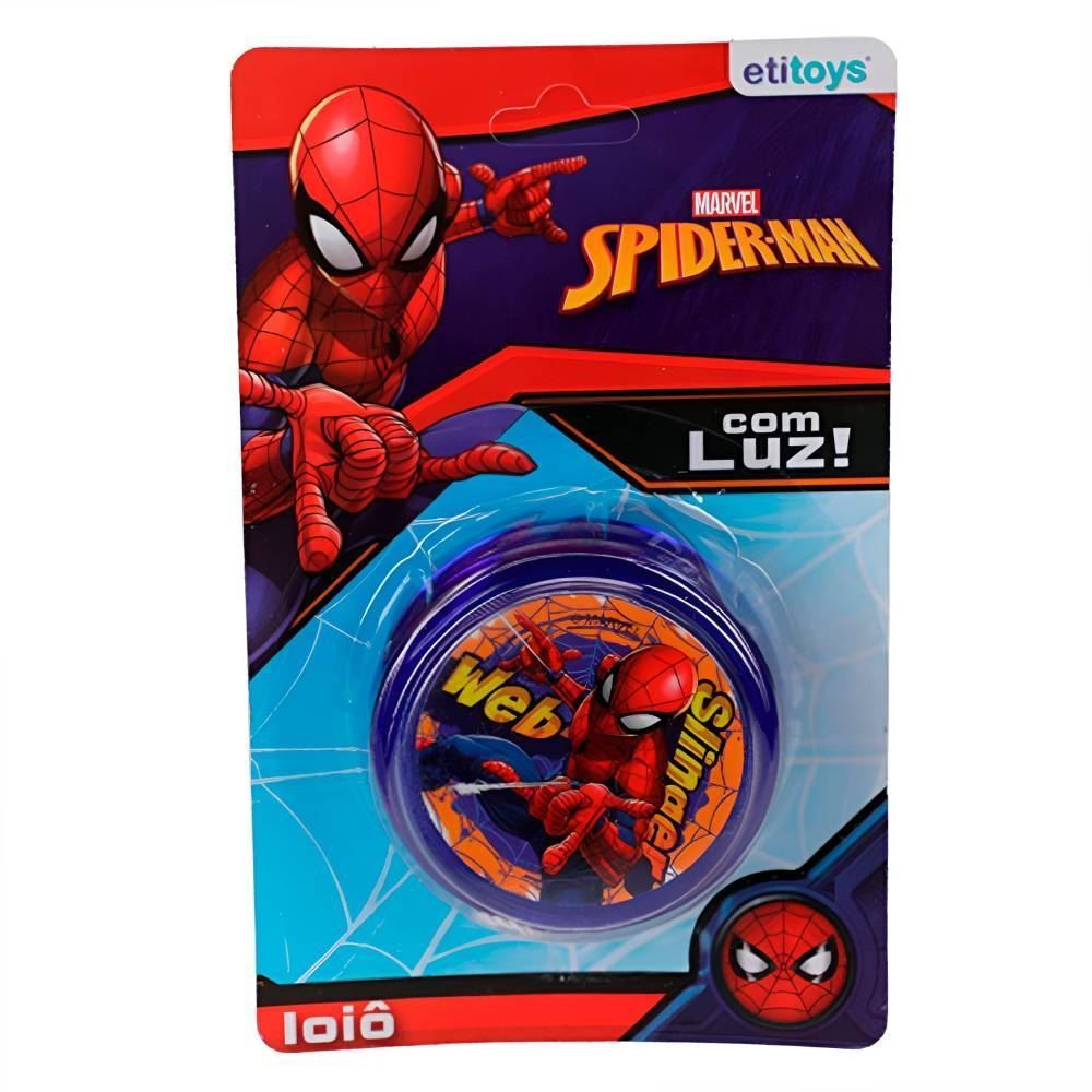Ioiô Com Luz Homem-Aranha Etitoys - YD-326