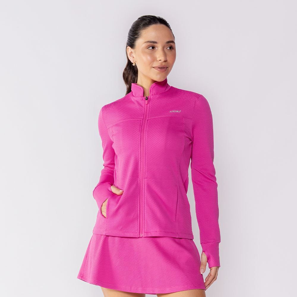 Jaqueta Esportiva Com Textura Waffle Scream