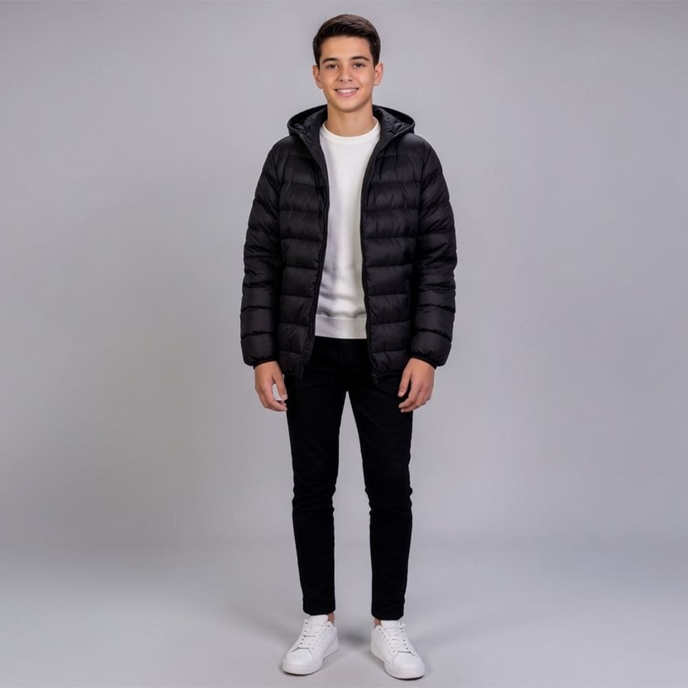 Jaqueta Juvenil Aspen Menino 12 a 16 Anos Com Capuz Hot Dog